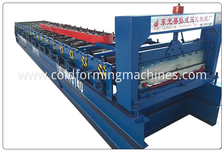 2 joint hidden roll forming machine